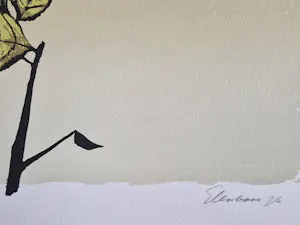 Wally Elenbaas - Mooie kleuren lithografie "onweer" - gelimiteerde oplage (80) - gesigneerd kopen? Bied vanaf 57!