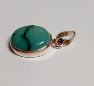 Zilveren Hanger met turquoise kopen? Bied vanaf 25!