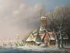 Thomas Heesakkers - Winterlandschap kopen? Bied vanaf 350!