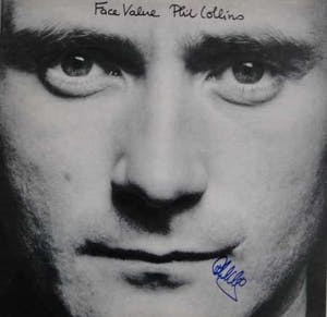 Phil Collins - Face Value - Signed/gesigneerd kopen? Bied vanaf 25!