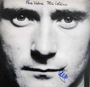Phil Collins - Face Value - Signed/gesigneerd verkocht voor € 25!