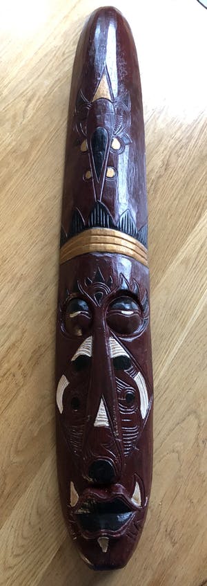 Niet of onleesbaar gesigneerd - Zeer groot (1 meter lang!) en expressief Afrikaans masker kopen? Bied vanaf 1!