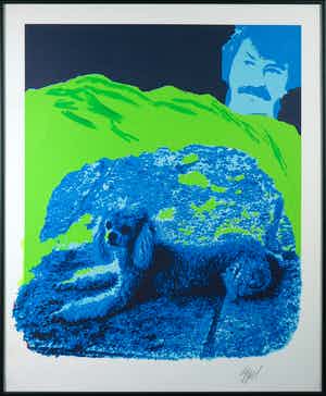 Karel Appel - Tuesday uit de serie Seven Summer Days - Ingelijst verkocht voor € 1!