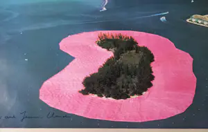 Christo - Surrounded Islands Miami - von Hand signiert von Christo und von Jeanne-Claude kaufen? Bieten Sie von 300!