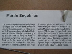 Martin Engelman - Grote ingelijste litho kopen? Bied vanaf 50!