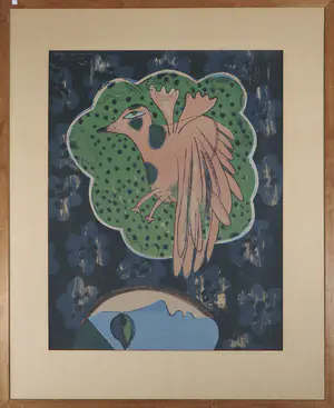 Corneille - Litho, Fleurs Partout - Ingelijst kaufen? Bieten Sie von 200!
