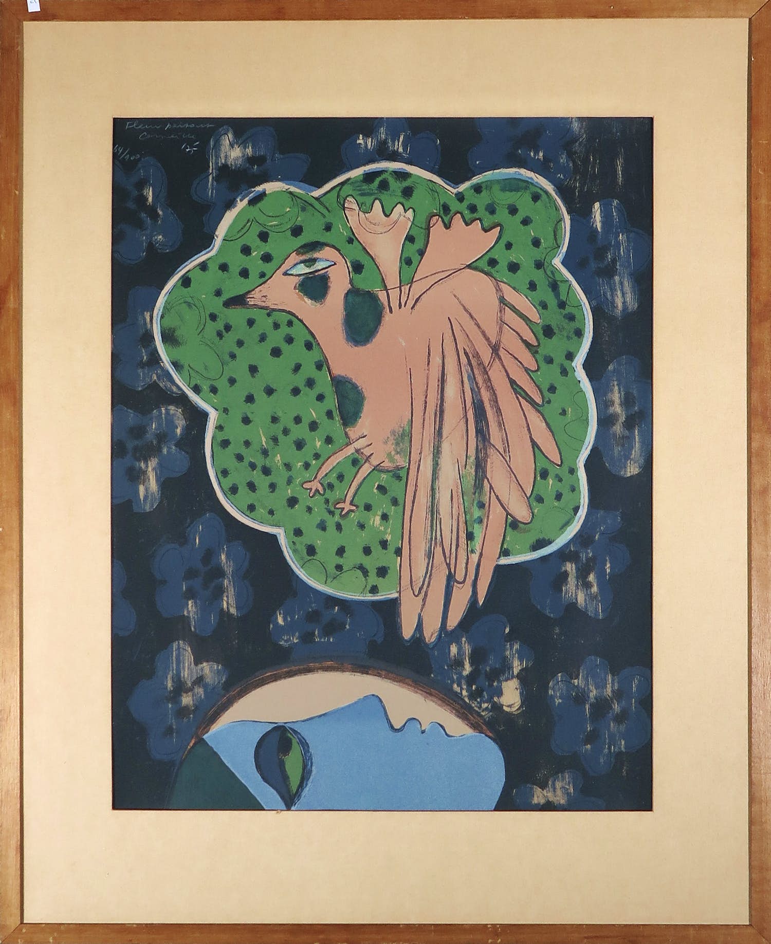 Corneille - Litho, Fleurs Partout - Ingelijst kopen? Bied vanaf 200!