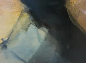 Niet of onleesbaar gesigneerd - Olieverf op doek, Zonder titel - Ingelijst kopen? Bied vanaf 1!