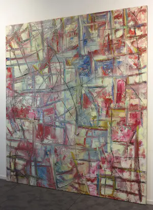 Angelos Tassopoulos - Olieverf op doek, Abstracte compositie - Zeer groot kopen? Bied vanaf 500!