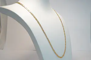 05-  Zo goed als nieuw 18Krt tricolor gouden "valentino" collier - lengte 60cm kopen? Bied vanaf 1850!