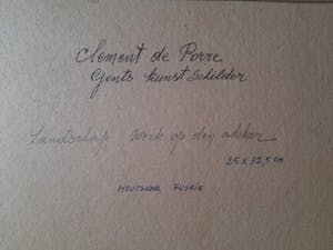 Clement De Porre - Werk op den akker kopen? Bied vanaf 60!