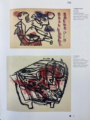 Corneille - ZEER zeldzaam - Het eerste grafische werk van Corneille: Meilleurs Voeux kopen? Bied vanaf 500!