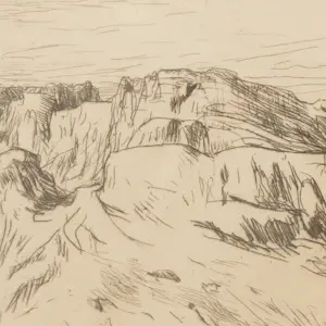 Marius Bauer - Berglandschap kopen? Bied vanaf 300!