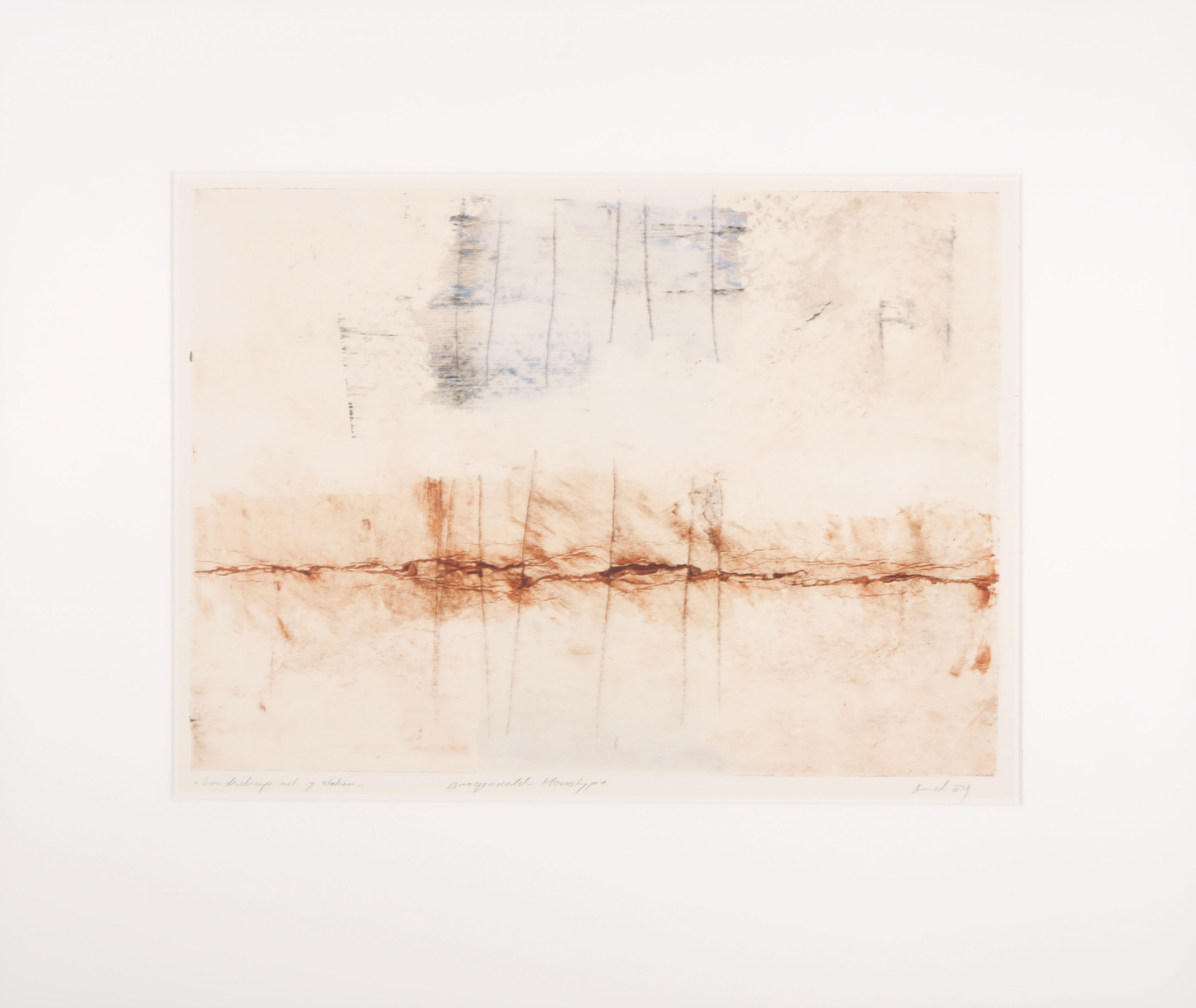 Arend Kleinpaste - Droge Naald, Landschap met 7 staken kopen? Bied vanaf 1!