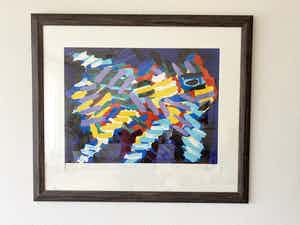 Karel Appel - Ten by Appel series (groot ingelijst) verkocht voor € 725!