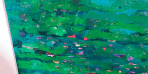 Angelos Tassopoulos - Olieverf op doek, Mirtos 5 - Zeer groot kopen? Bied vanaf 700!