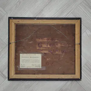 Piet van Wijngaerdt - Olieverf op paneel, gesigneerd, ca. 28 × 33,5 cm, landschap. kopen? Bied vanaf 100!