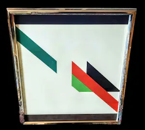 Horst Scheffler - Kunstdruck Abstrakte Composition 1971 handsigniert nummeriert 36/75 mit Rahmen kopen? Bied vanaf 320!