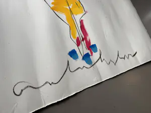 Anton Heyboer - Gesigneerde aquarel (80x110) kopen? Bied vanaf 400!