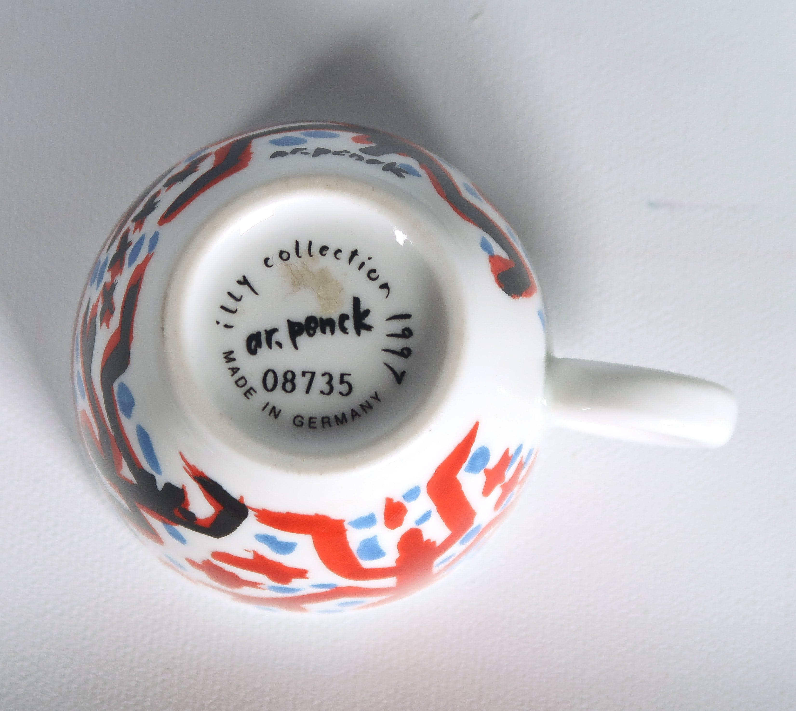 illy Art Collection - A.R. Penck, Espressokopje met schotel kopen? Bied vanaf 1!