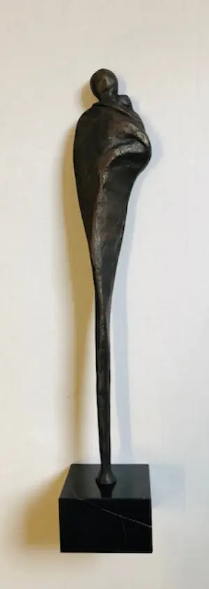 Elly du Clou-Bruggeman - Moeder met Kind - Beeld Brons kopen? Bied vanaf 109!