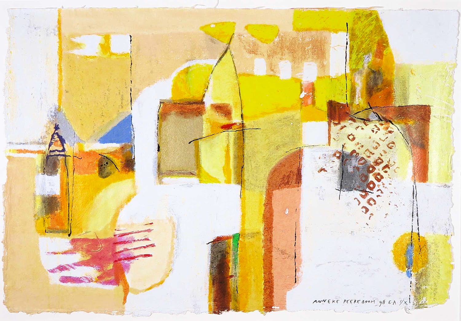 Anneke Peereboom - Zeefdruk, Zonder titel kopen? Bied vanaf 1!