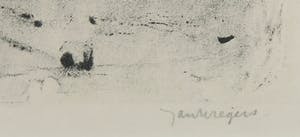 Jan Wiegers - Ets, Berglandschap met kerk kopen? Bied vanaf 50!