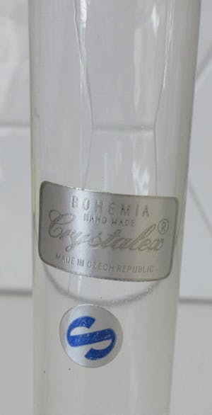 Niet of onleesbaar gesigneerd - Crystalex design kristallen kandelaar kopen? Bied vanaf 10!