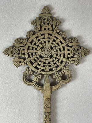 Ethiopie - Ethiopisch priest Silver handcross - Ethiopia kopen? Bied vanaf 65!