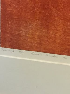 Henriette Boerendans - Houtsnede kopen? Bied vanaf 40!