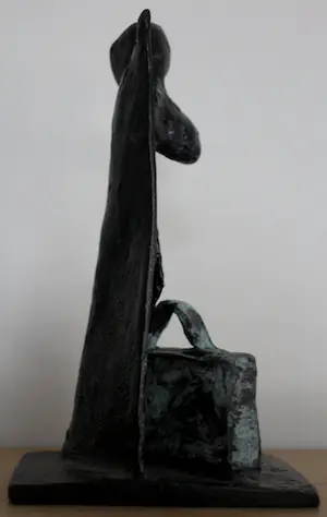 Renee van Leusden - Bronzen beeldje: Les bagages - 2002 kopen? Bied vanaf 175!