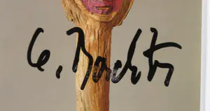 Georg Baselitz - Gesigneerde artcard, Scheibenkopf - Ingelijst kopen? Bied vanaf 1!