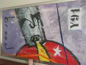 Herman Brood - Schilderij gemengde techniek Y91 kopen? Bied vanaf 2900!