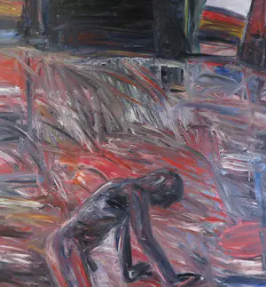 Jan van der Pol - Olieverf op doek, Zonder titel - Ingelijst kopen? Bied vanaf 300!