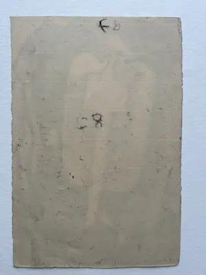 Ed Dukkers - Abstracte figuurstudie kopen? Bied vanaf 80!