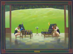 Wouter Berns - Poppenspelers: "A place of conversation", krachtig en prachtig afgebeeld! vendu pour 95€ !