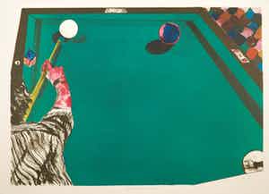 Jacqueline de Jong - Litho, Bande avant verkocht voor € 40!