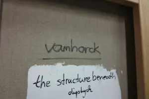 Hans Vanhorck - Olieverf, The Structure Beneath - Tweeluik (Zeer Groot) kopen? Bied vanaf 200!