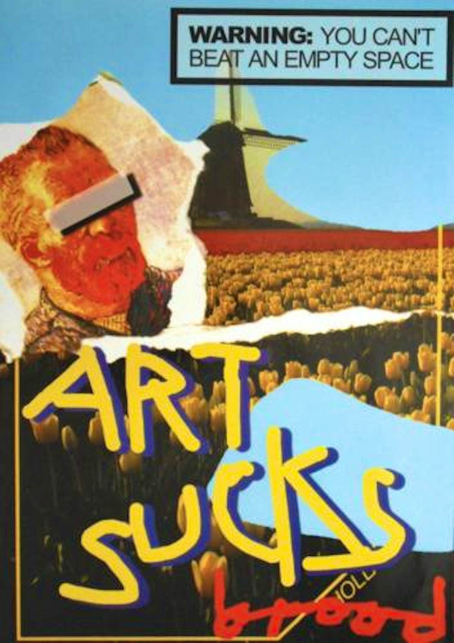 Herman Brood - Kleurenoffset-litho PROTESTPOSTER: ART SUCKS kopen? Bied vanaf 55!