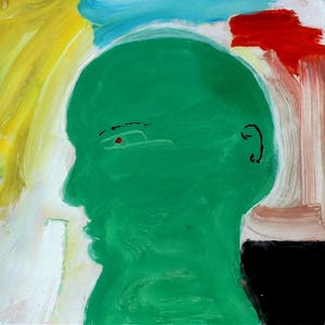 Eugene Brands - Aquarel op papier: Portret d'un Jardinier - 1994 kopen? Bied vanaf 1495!