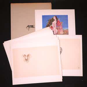 Melle Oldeboerrigter - Map met 10 litho's, Melle (voorblad gesigneerd) verkocht voor € 35!