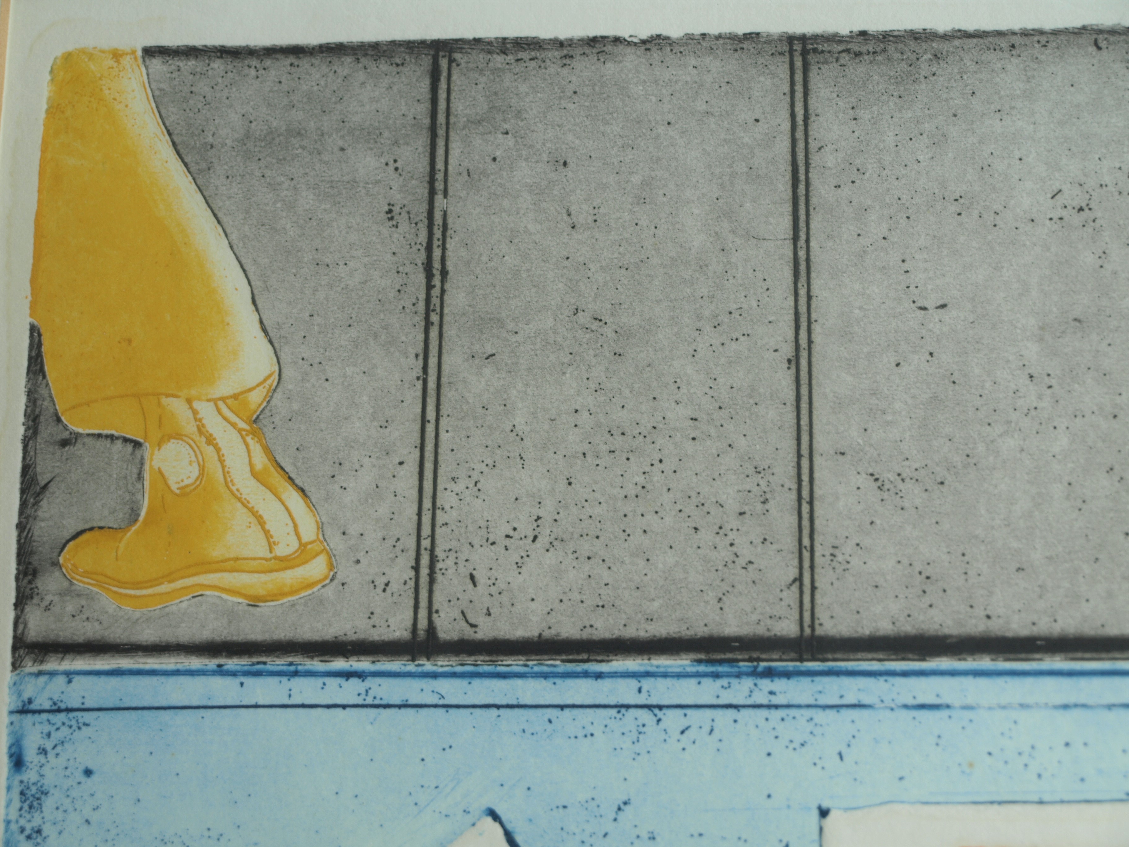 Sjoerd Bakker - Ets en aquatint , Veranderen van een afspraak – gesigneerd & ingelijst - 1972  kopen? Bied vanaf 1!