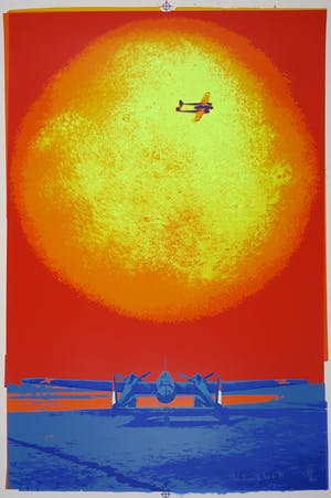 Henk van der Vet - Zeefdruk, Vlucht kopen? Bied vanaf 1!