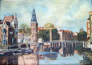 Niet of onleesbaar gesigneerd - Montelbaanstoren in Amsterdam verkocht voor € 1!