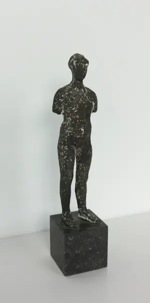 Paul de Swaaf - Brons, Staand figuur + boek! kopen? Bied vanaf 300!