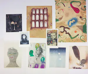 Jurjen Ravenhorst - & Mivrolav Potvic - Litho, Lot van 9 surrealistische voorstellingen kaufen? Bieten Sie von 100!