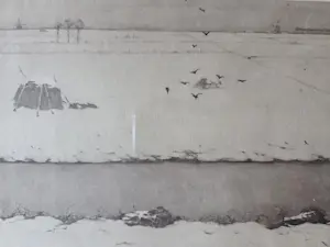 Jan Mankes - Winterlandschap. Heliogravure. Ingelijst. kopen? Bied vanaf 159!
