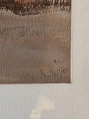 Hein Heertjes - Nederlands polderlandschap met molen kopen? Bied vanaf 100!