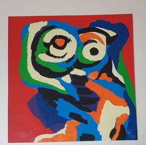 Karel Appel - Leef met mij kopen? Bied vanaf 750!