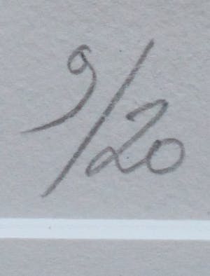 Ronald Tolman - Ets: Groep kleine acrobaten te paard- 1996 (kleine oplage van 20 stuks) kopen? Bied vanaf 175!